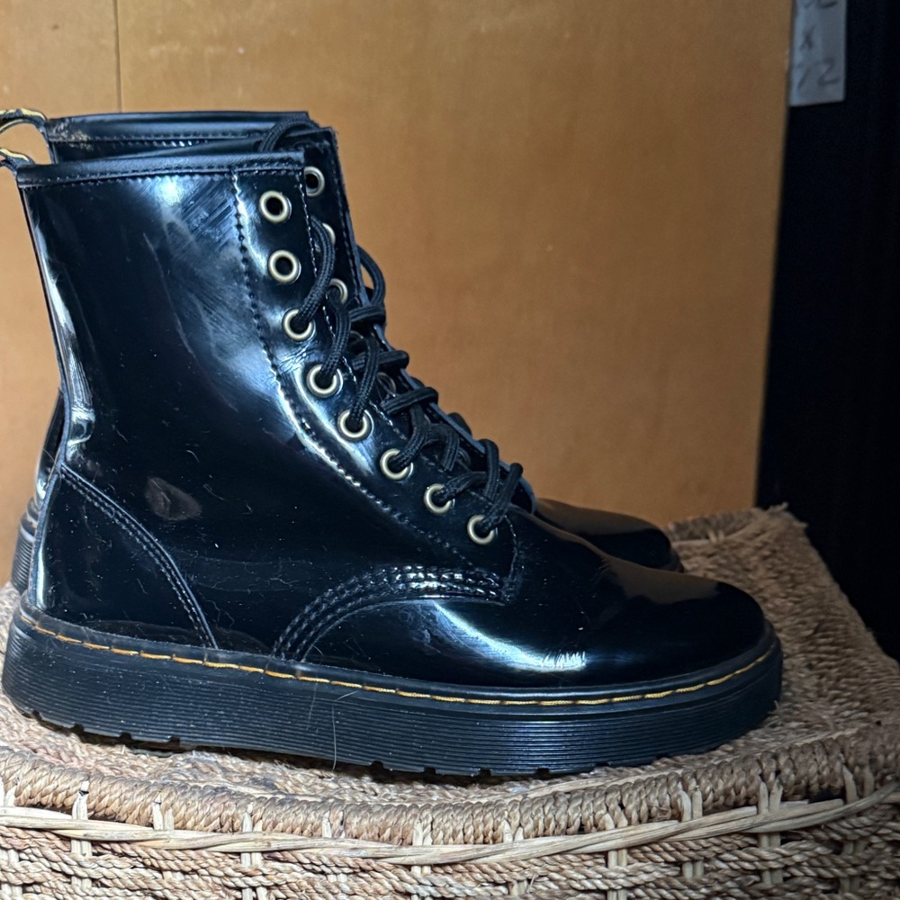 Dr. Martens Black Combat Boots